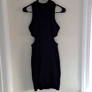 FOREVER 21 LIittle Black Cutout Dress Size Medium